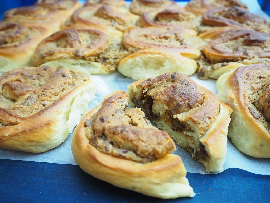 Cookiesnurr - Kanelsnurr med cookiedeig - Cookie og kanelsnurr i deilig kombinasjon - Tove Holter