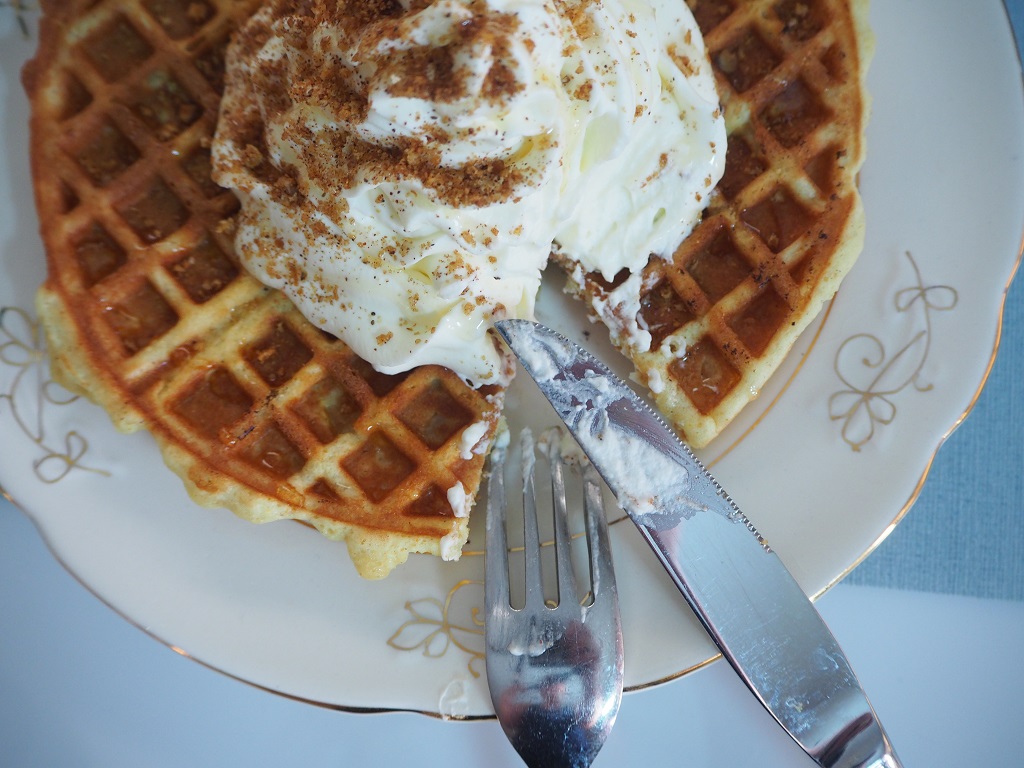 Eplevaffelkake - eplevafler - Tove Holter