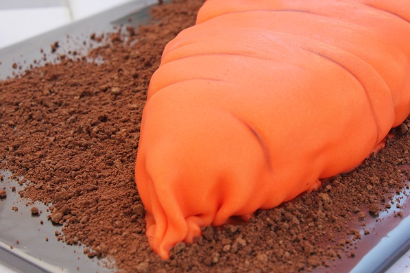 Gulrotkake på sjokoladejord - oppskrift idefull - Inspirert av Tove Holter