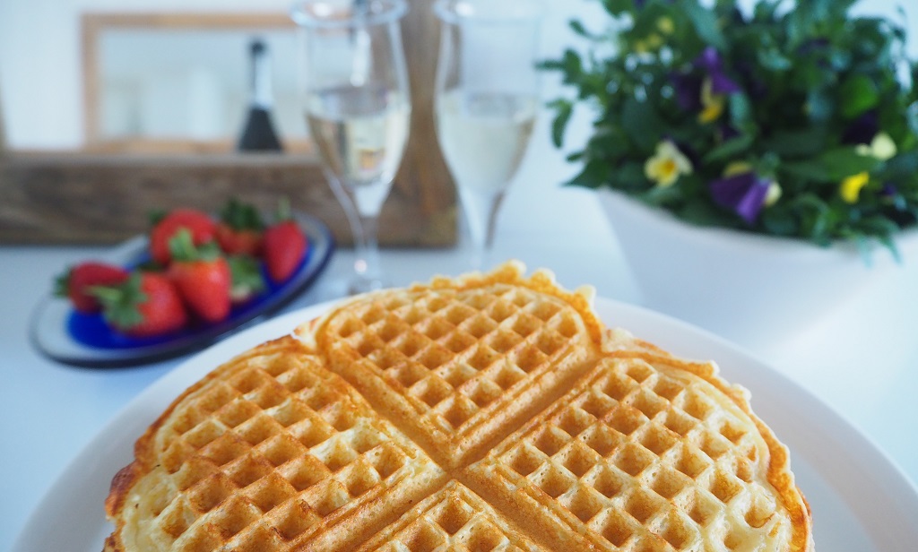 Proseccovaffel – Vaffel med Prosecco