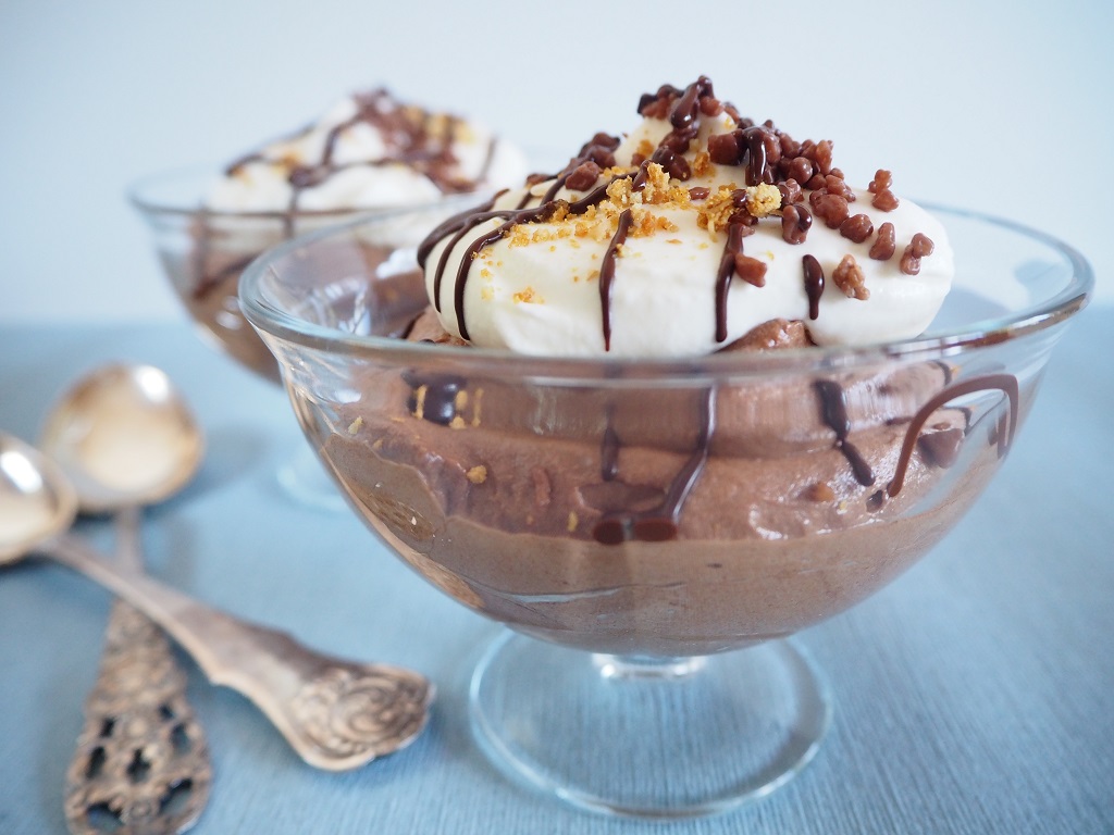Sjokolademousse for 2- oppfskrift Idefull og Mat for 2 - Inspirert av Tove Holter